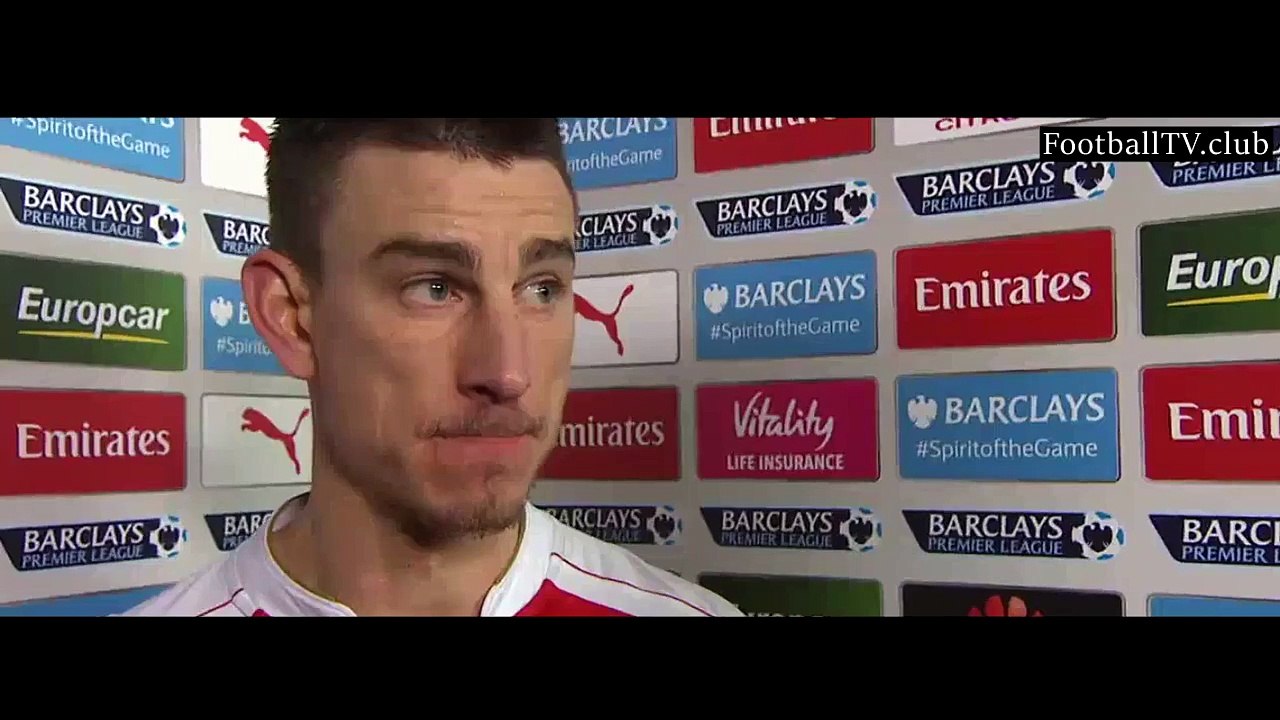Arsenal vs Newcastle United 1 - 0 - Laurent Koscielny post-match interview