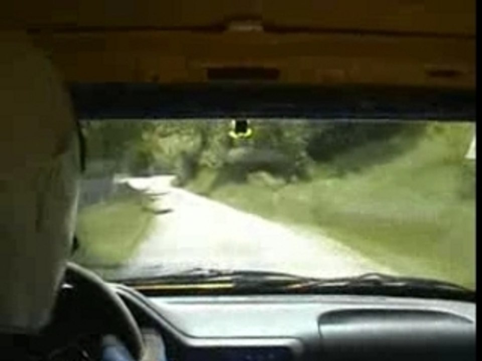 RALLYE DU LARAGNAIS 2004 STEPH BRUNIER 106 RALLYE N2