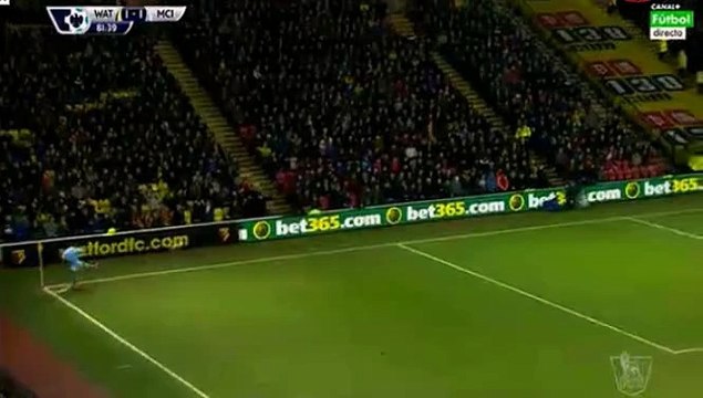 Yaya Toure Goal 1:1 / Watford FC vs Manchester City 02.01.2015 HD