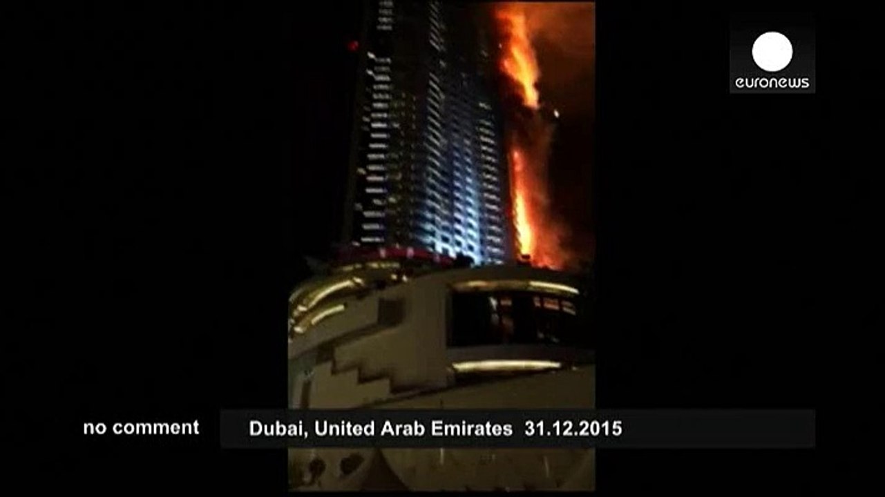 Dubai: the Address Hotel engulfed in flames