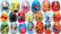 Surprise eggs Huevos Kinder sorpresa chocolate toys juguetes