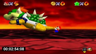 TAS Super Mario 64 - The Green Stars 0 star in 5:38.