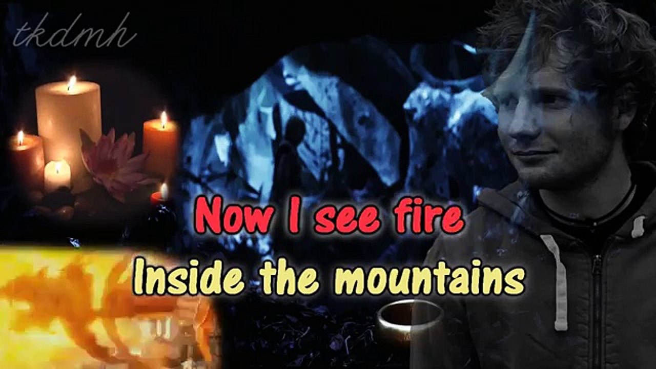 Ed Sheeran I See Fire Karaoke Lyrics Dailymotion Video