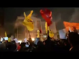 حرق السفارة السعودية في ايران بعد اعدام النمر