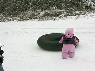 Pup Does the Snowtime Scoot Funny Pranks