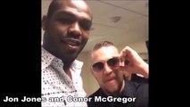 Jon Jones and Conor McGregor Trying To Hit Each Other