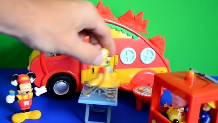 fireman sam Play-doh peppa pig mickey mouse clubhouse fireman sam Compilation Story Peppa pig toys