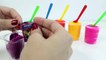 Play Doh Surprise Color Yogurt Cups Colored with Peppa Pig Disney Princess Dora The Explorer Toys