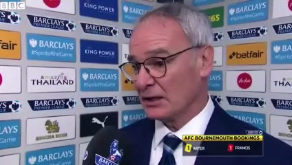 Leicester 0-0 Bournemouth: Ranieri says Foxes deserve 'Champagne'