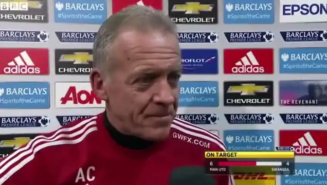 Man Utd 2-1 Swansea: Swans unlucky to lose - Alan Curtis