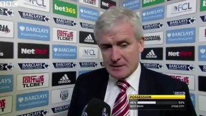 West Brom 2-1 Stoke: Yacob overreacted - Hughes