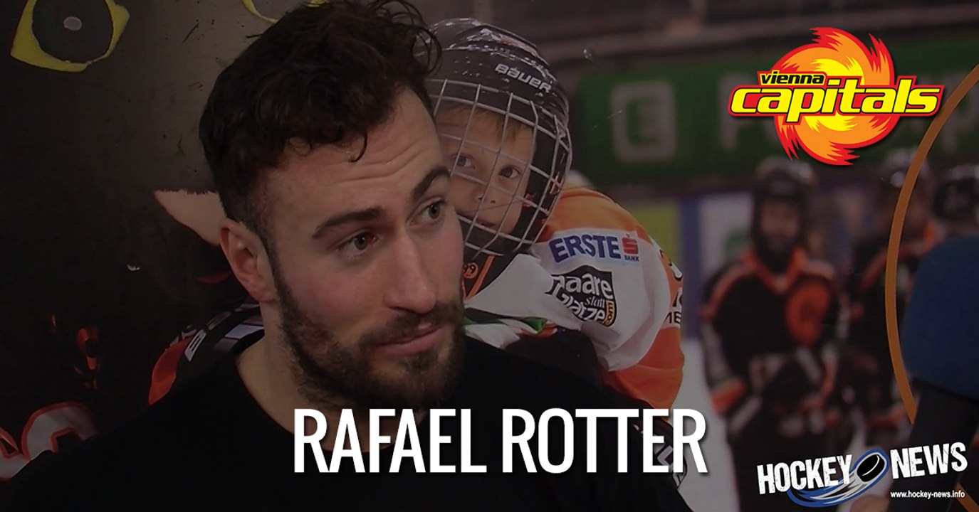 'Ich glaube wir haben verdient gewonnen' - Rafael Rotter/Vienna Capitals
