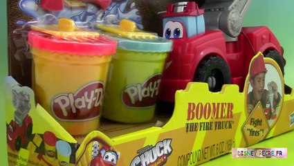 Pâte à modeler Play Doh Super Camion de Pompier Diggin