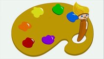 Развивающий мультик для детей от года про цвета: Учим цвета с Кисточкой Петти: цвета для м