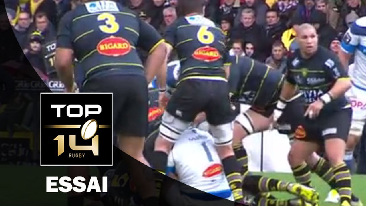 TOP 14 - La Rochelle - Castres : 25-21 Essai Rory KOCKOTT 1 (CAS) - J12 - Saison 2015/2016
