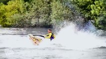 Jet Skier Performs Insane Tricks