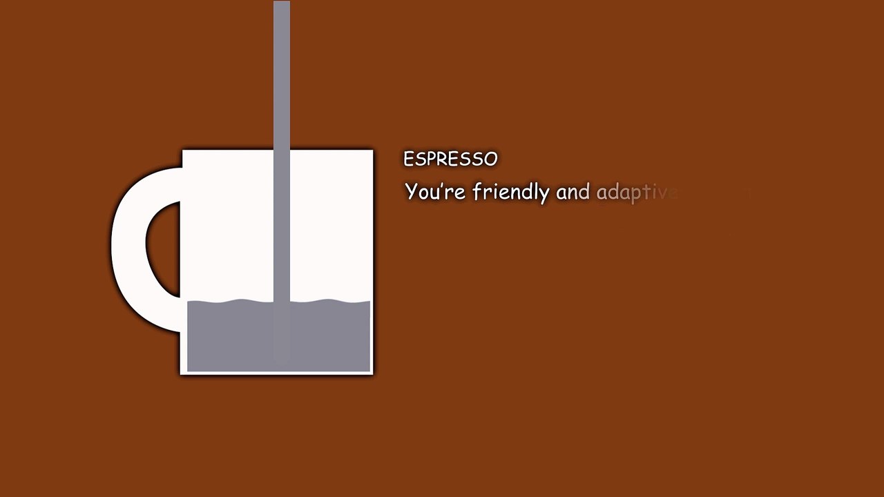 What you coffee says about you
