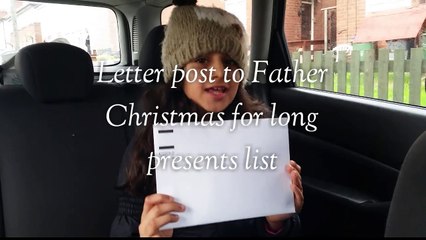 letter to father Christmas Princess of challenges