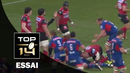 TOP 14 - Grenoble - Oyonnax : 42-17 Essai Hendrik ROODT (GRE) - J12 - Saison 2015/2016
