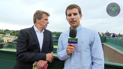 Andrew Castle checks in with Live @ Wimbledon