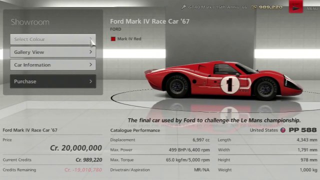 Gran Turismo 6 All Cars - Ford