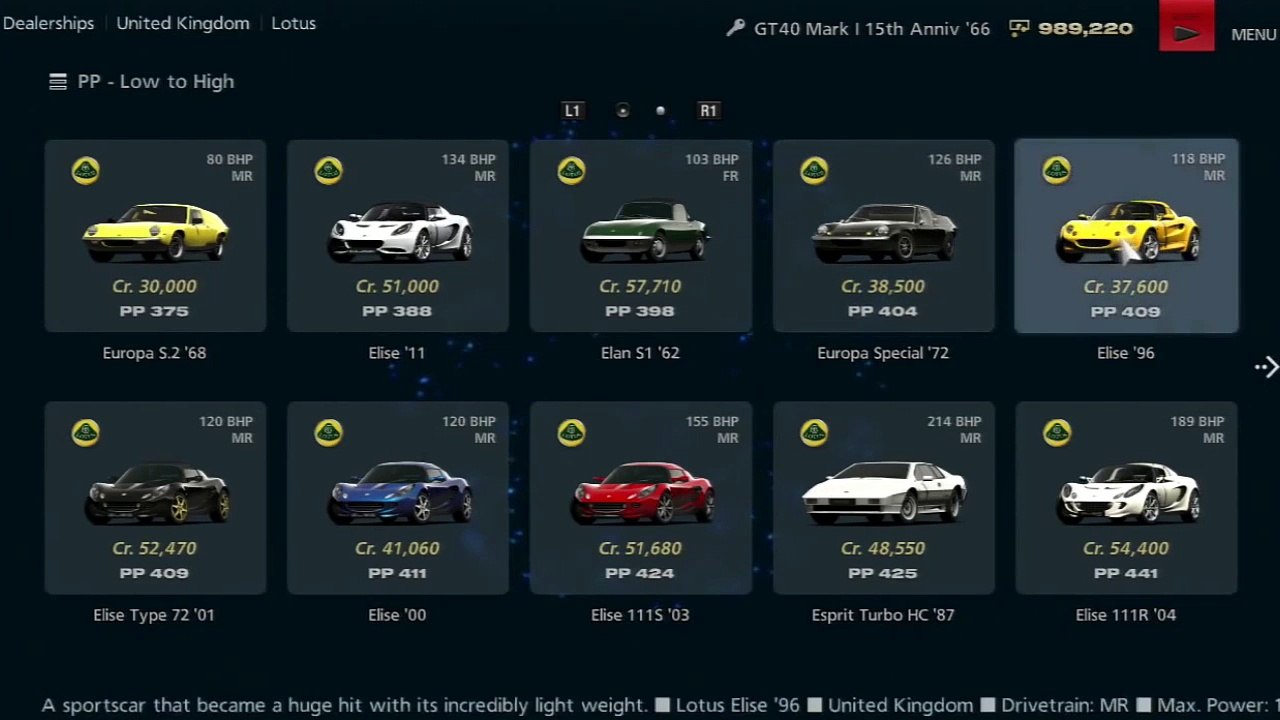 Gran Turismo 6 All Cars - Mclaren