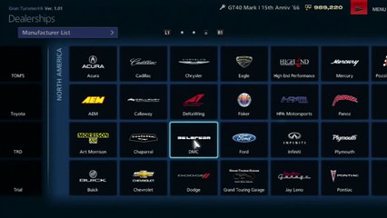 Gran Turismo 6 All Cars - Dodge