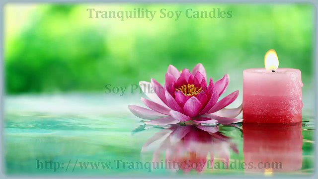 Soy Pillars Candles Produced by Tranquility Soy Candles