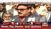 ARY News Headlines 5 December 2015, Sheikh Rashid Media Talk in Rawalpindi