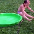 Funny video Baby Wrong Jump in Outdoor Toys l Video Lucu Bayi Salah Lompat di Kolam Mainan