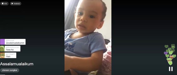 Live Periscope l Asyiknya Teuku Adam Al Fatih & Mami Shireen Sungkar Bercanda