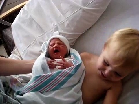 Ellen Degeneres must see, Love my new sister- funny cute adorable baby video