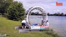 The Human Hamster Wheel Chris Todd To Cross The Irish Sea Using A 'Tredalo'-copypasteads.com