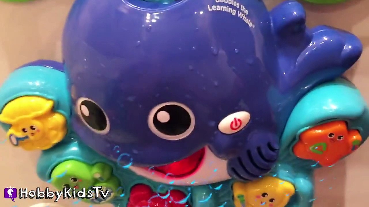 Vtech Bath Bubbles Whale! HobbyBabies Make Real BUBBLES Songs Music Color Learn Toy HobbyK