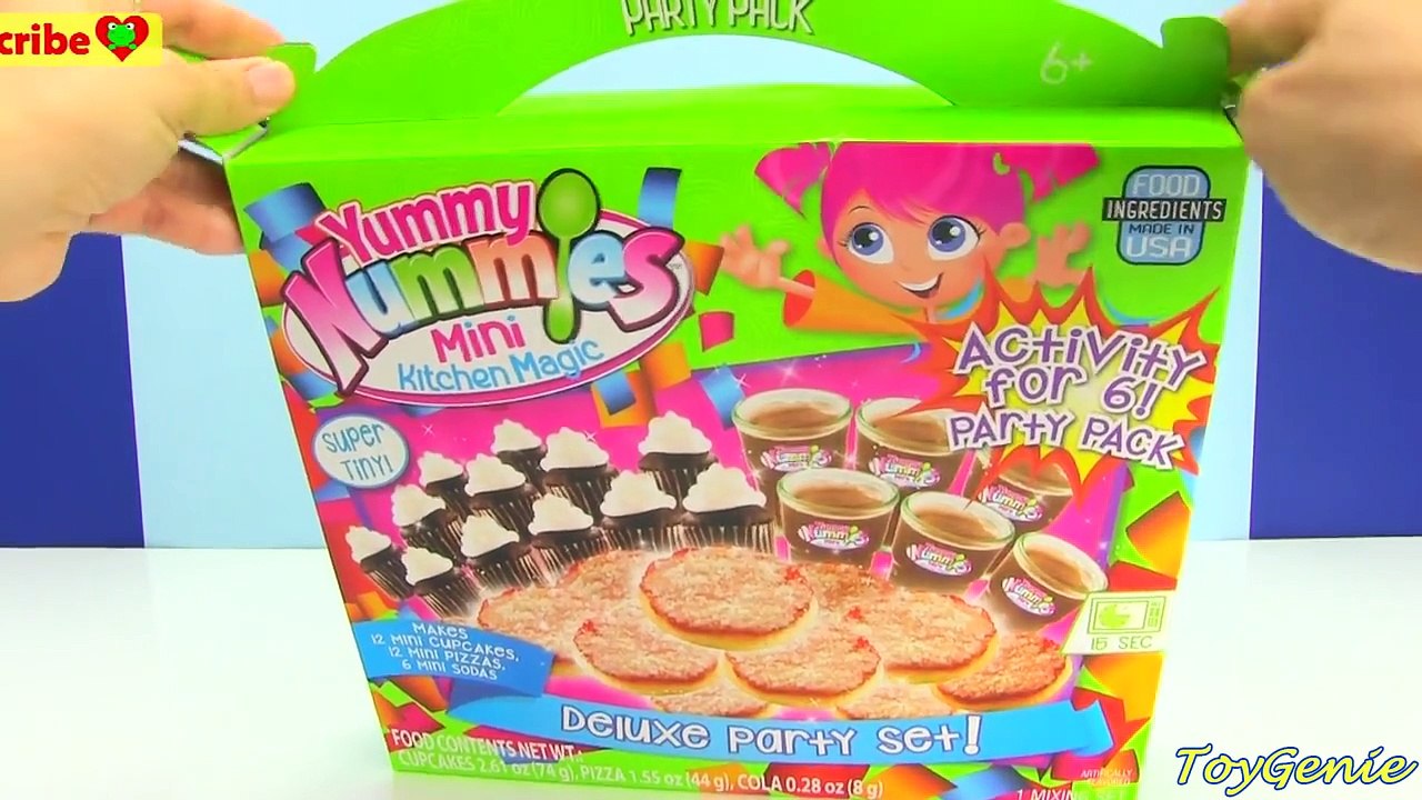 Yummy Nummies Deluxe Pizza Party Set with Cupcakes and Soda