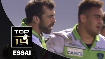 TOP 14 - Toulon - Pau : 21-17 Essai Conrad SMITH (PAU) - J12 - Saison 2015/2016