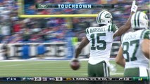 Fitzpatrick sets Jets single-season passing TD record on hookup to Marshall