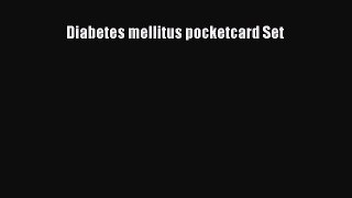 Diabetes mellitus pocketcard Set PDF Download kostenlos