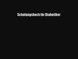 Schulungsbuch für Diabetiker PDF Download kostenlos