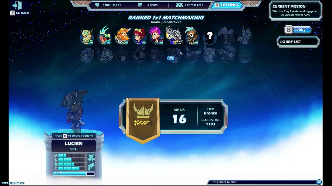 BrawlHalla - Lose and close