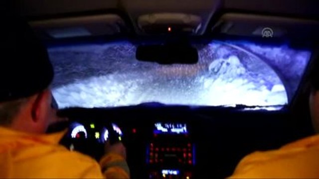 Kalp Hastası Paletli Kar Ambulansıyla Hastaneye Kaldırıldı