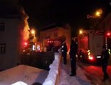 Sakarya'da elektrik kontağı camiyi yaktı