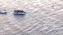 Adacıkta Mahsur Kalan Sığınmacılar Sahil Güvenlik Komutanlığı Ekiplerince Kurtarıldı