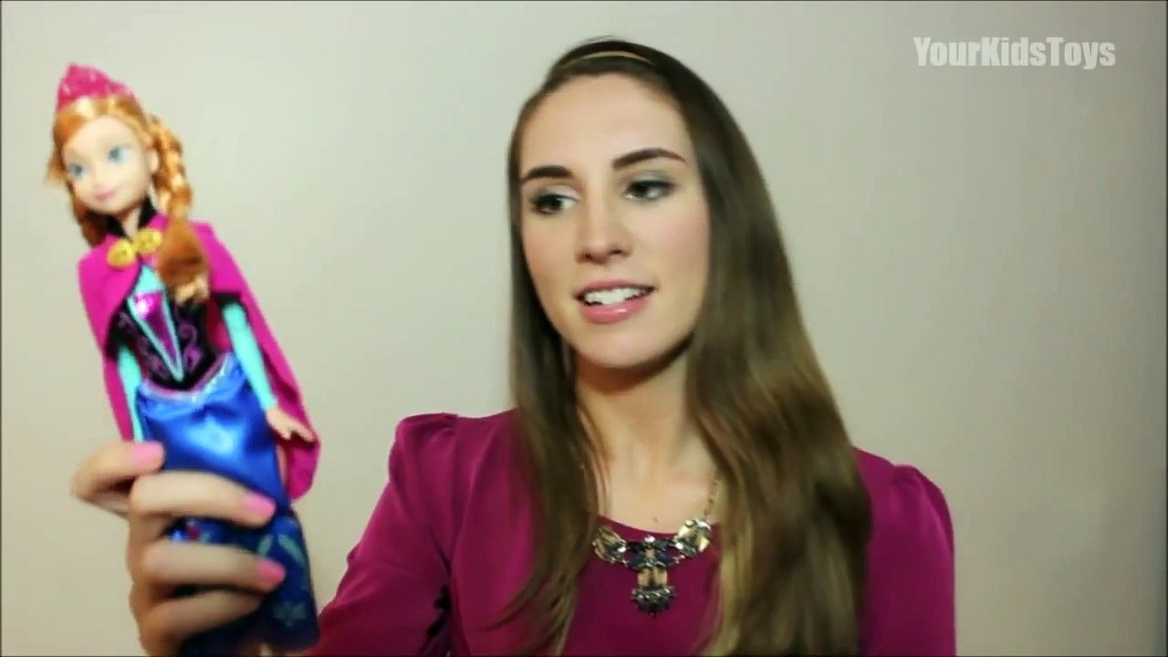 2013 Frozen Movie 2013 Toys: Disney Princess Anna Doll Unboxing & Review elsa