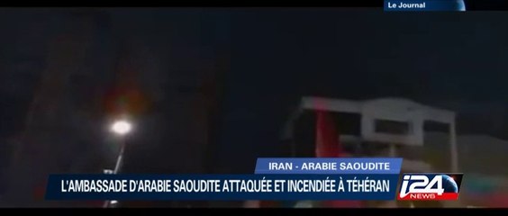 L'ambassade d'Arabie Saoudite attaquée et incendiée à Téhéran