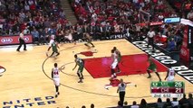 Khris Middleton Dunks Over Jimmy Butler | Bucks vs Bulls | October 6, 2015 | 2015 NBA Pres