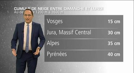Chutes de neige : prévision pour la semaine à venir