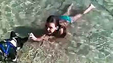 Annita at the sea