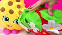 Shopkins Giant ⓈⒺⒶⓈⓄⓃ 1 Kooky Cookie   Strawberry Kiss Plushy Pillow Toys ⓋⒾⒹéⓄ
