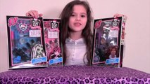 Monster High Makeup Beauty Set Review Frankie Stein, Draculaura and Clawdeen Sets